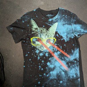 Cat Shirt. Space. Eye Lasers.
